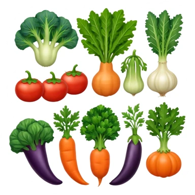 Veg name english  sticker