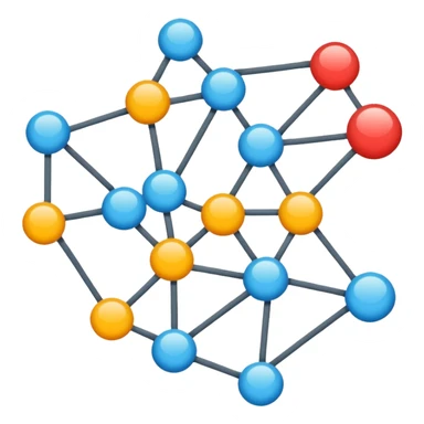 A small graph with nodes sticker