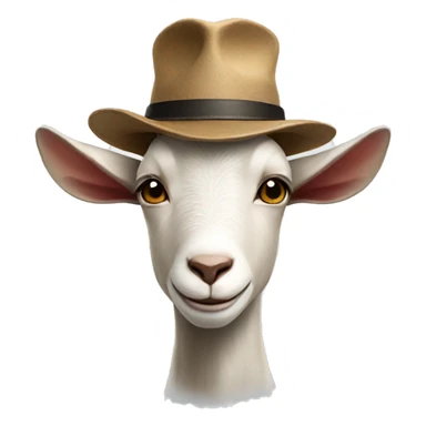 goat with a hat sticker