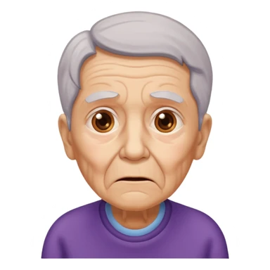 idoso confuso alzheimer sticker