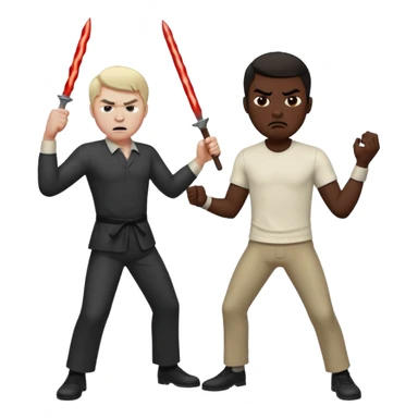 Un homme blanc qui fouette un homme noir sticker