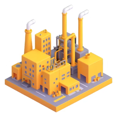 industrial factory sticker