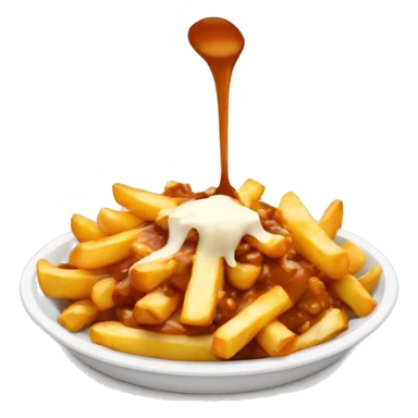 Poutine qui mange une poutine sticker