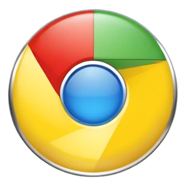 google chrome logo sticker