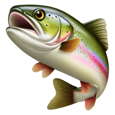 Rainbow trout sticker