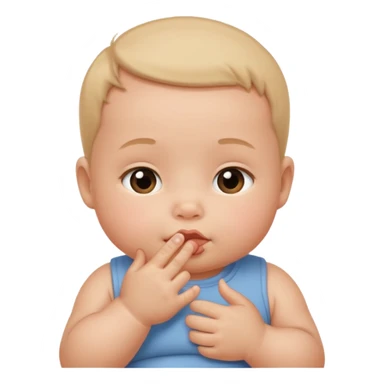 thumb sucking sticker