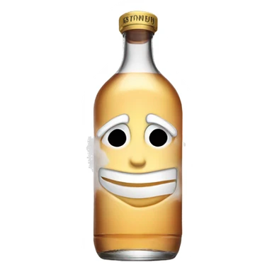 white malibu rum  sticker