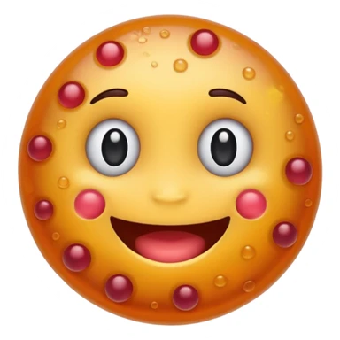 Happy bacteria sticker