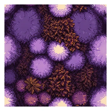 pile of purple spice inspired by Dune, mystical shimmering effect sticker