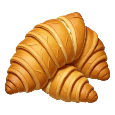 croissant eating croissant sticker