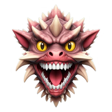  a demogorgon stranger things sticker