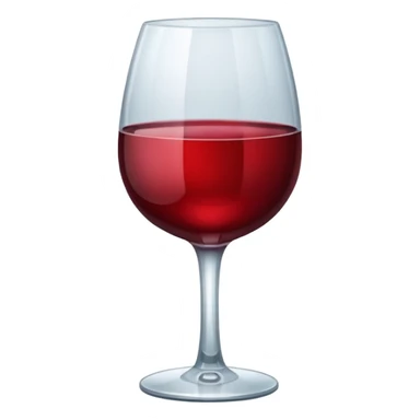 Red wine glass
 sticker