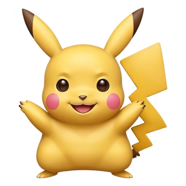 Pikachu emoji sticker