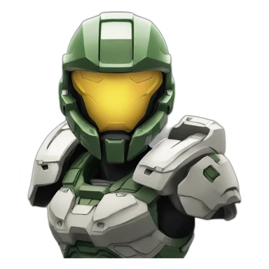 Halo Spartan, anime sticker