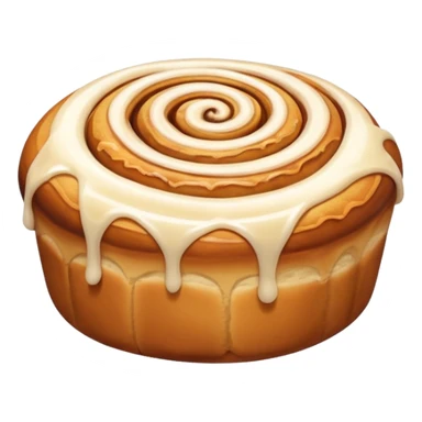 cinnamon roll bow sticker