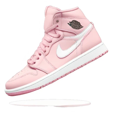 Baby pink and white Jordan 1 sticker