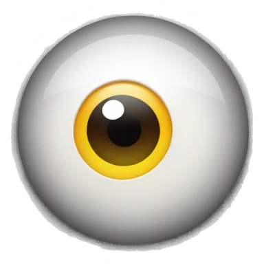 Eye rolling emoji with a tiny smile sticker