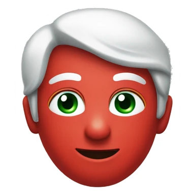 Un coeur carreaux rouge et vert sticker