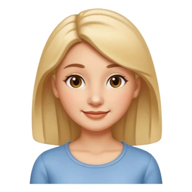 A 3D cartoon woman’s face close-up showing a small shiny nose pin, soft skin tone, gentle smile, smooth lighting, realistic Memoji-style. sticker