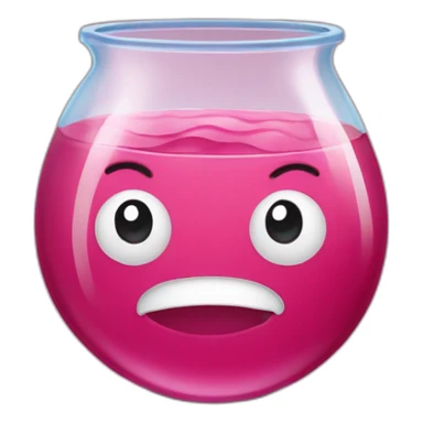 liquide avec des petits morceaux sticker