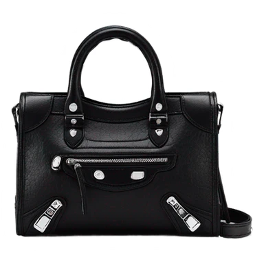 Balenciaga city mini bag in black  sticker