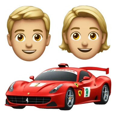 Voiture de Formule 1 Ferrari sticker