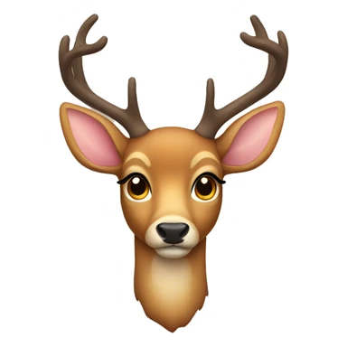Deer wearing a bow sticker