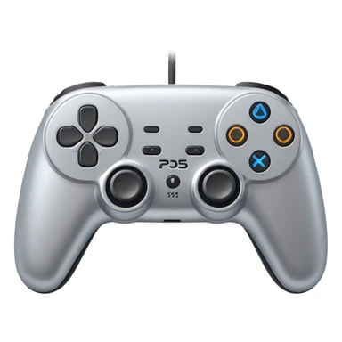 joystick ps5 colore argento sticker