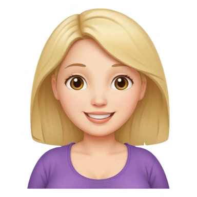 pregnant woman looking up sticker