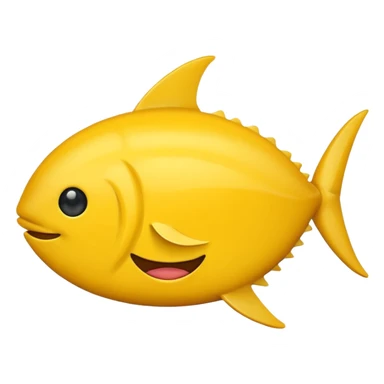 Make tuna iPhone emoji style sticker