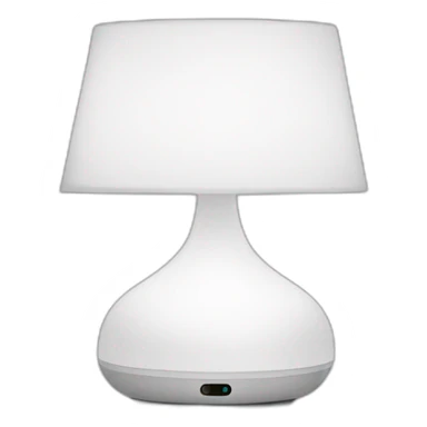 white smart home lamp sticker