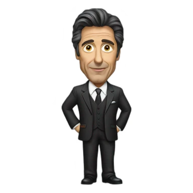 al pacino wearing suit sticker