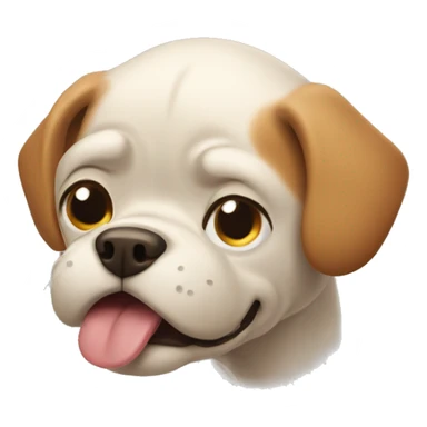 dog with a fart problem sticker