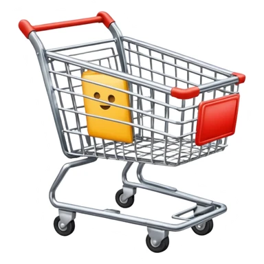 A Shopping Cart(No background) sticker