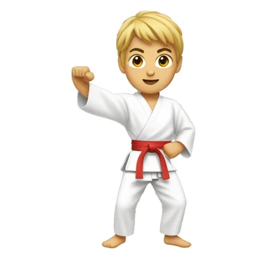 Karate kid sticker
