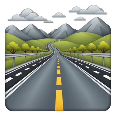 CARRETERA sin cuadro pero con paisajes de lado 

 sticker