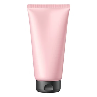 hand cream tube object icon, blank packaging with no text or logo, smooth cosmetic tube, soft pastel color, minimal design, closed cap, 3D cartoon, mobile game icon style, centered, clean background, soft shadow, no watermark sticker