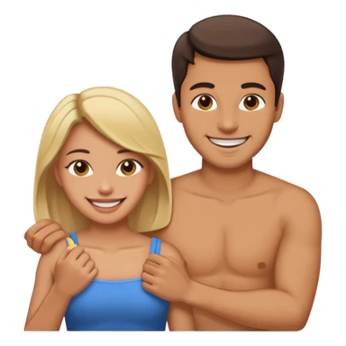 Man spanking women sticker