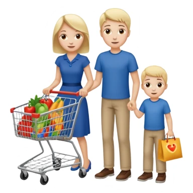 Mommy and harshil are going to the Walmart sticker