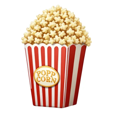 a single grain of  Popped Popcorn sticker