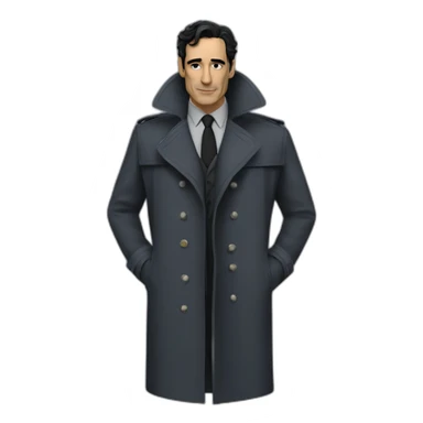 Ben Chaplin sci-fi trench coat sticker