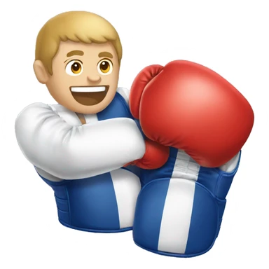 Macron gant de boxe  sticker