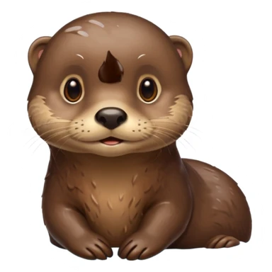 otter having an idea sticker