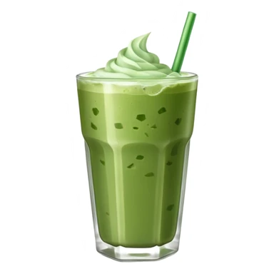 Iced matcha latte sticker