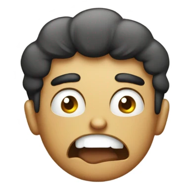 Someone super hungry getting angry they dont have food sticker