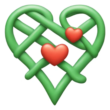 xoxo heart sticker