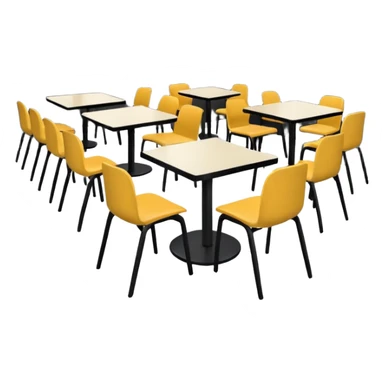 Corporate canteens as buildong sticker