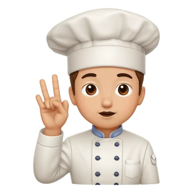 chef's kiss hand gesture without face sticker