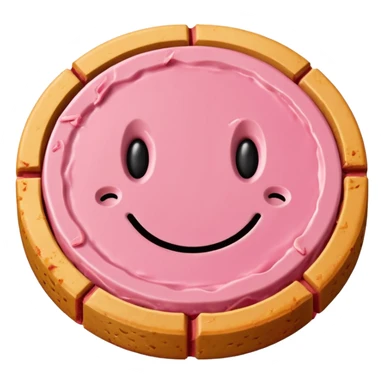 coin made of SPAM MEAT sticker