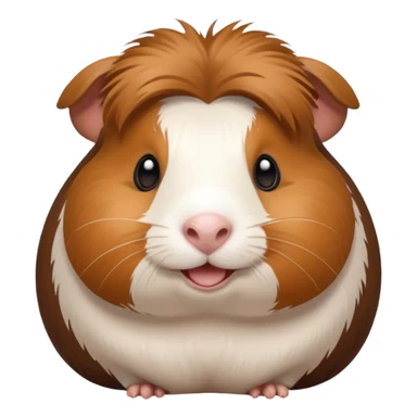 cute simple guinea pig emoji sticker